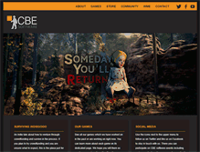 Tablet Screenshot of cbe-software.com